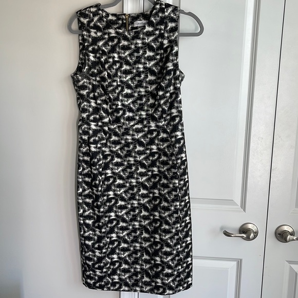 Calvin Klein Sheath Dress Size 10 - Picture 3 of 10